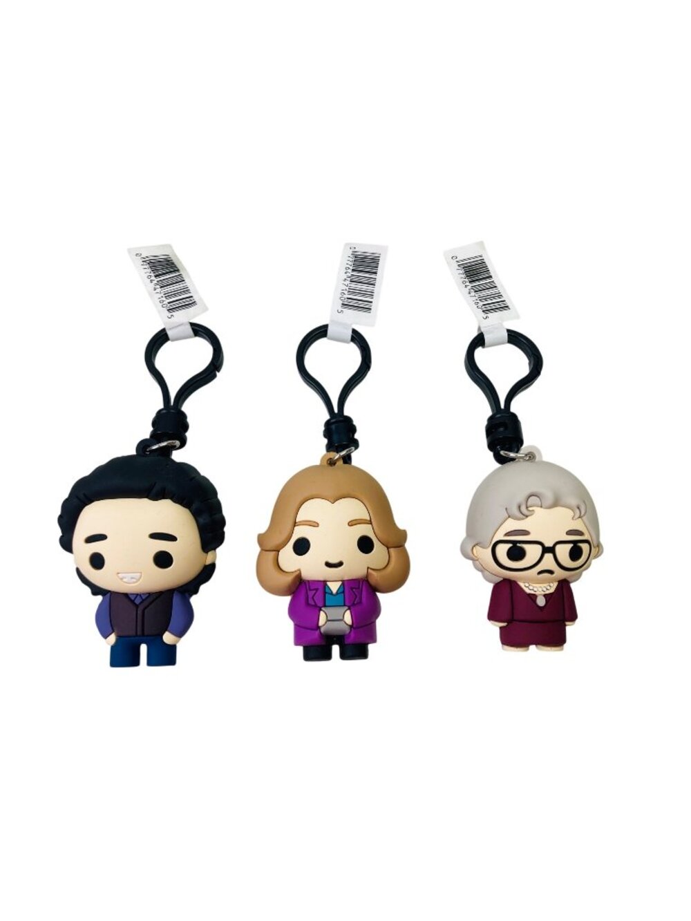 Seinfeld Series 1 Figural Bag Clips Set Of 3 - Jerry, Helen, Manya